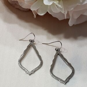 Kendra Scott Sophee Drop Metallic Silvertone Earrings